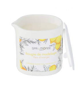 Bougie de modelage fleur d'oranger 200g