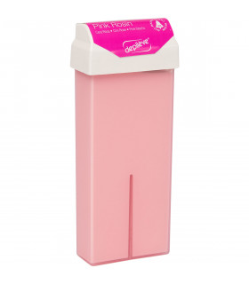 Cire rose avec bandes - Cartouche 100g