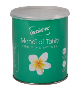Cire extra film monoï  de Tahiti - Pot de 800g sans bandes - Depilève