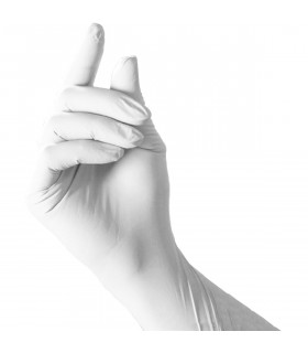 Gants nitrile blanc