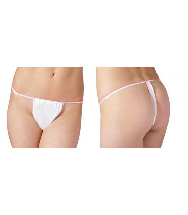 String jetable femme Jetable et Hygiene Couleur Blanc