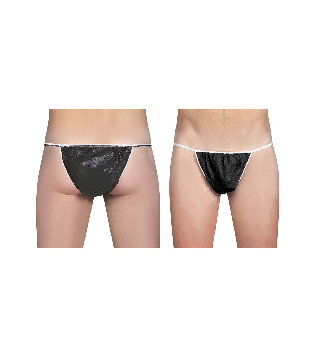 String en PP non Tissé Noir Pour Homme (100 Utés)