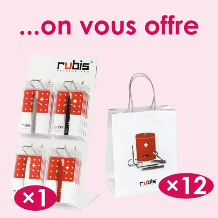 Présentoir Plein Pinces à Épiler • Rubis - Beauty Tech