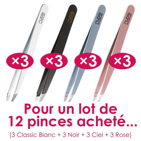 Présentoir Plein Pinces à Épiler • Rubis - Beauty Tech