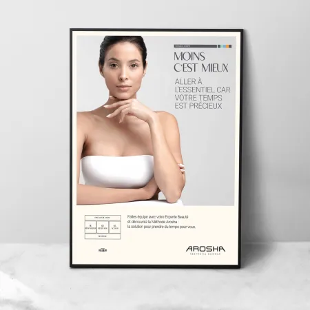 Poster institutionnel Arosha • Arosha - Beauty Tech
