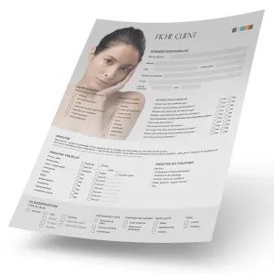 Fiche de Suivi Client Arosha - Cabine Pro - Beauty Tech