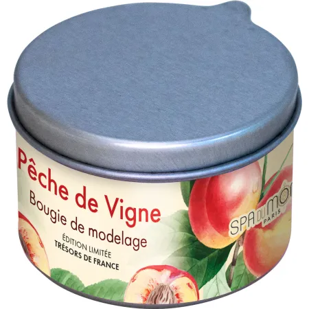 Bougie de Modelage - Pêche de Vigne • Spa du Monde - Beauty Tech®