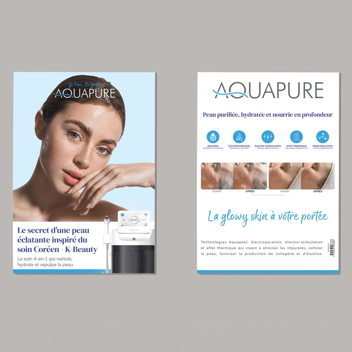Pack PLV Aquapure 1 : Kit de promotion complet - Beauty Tech