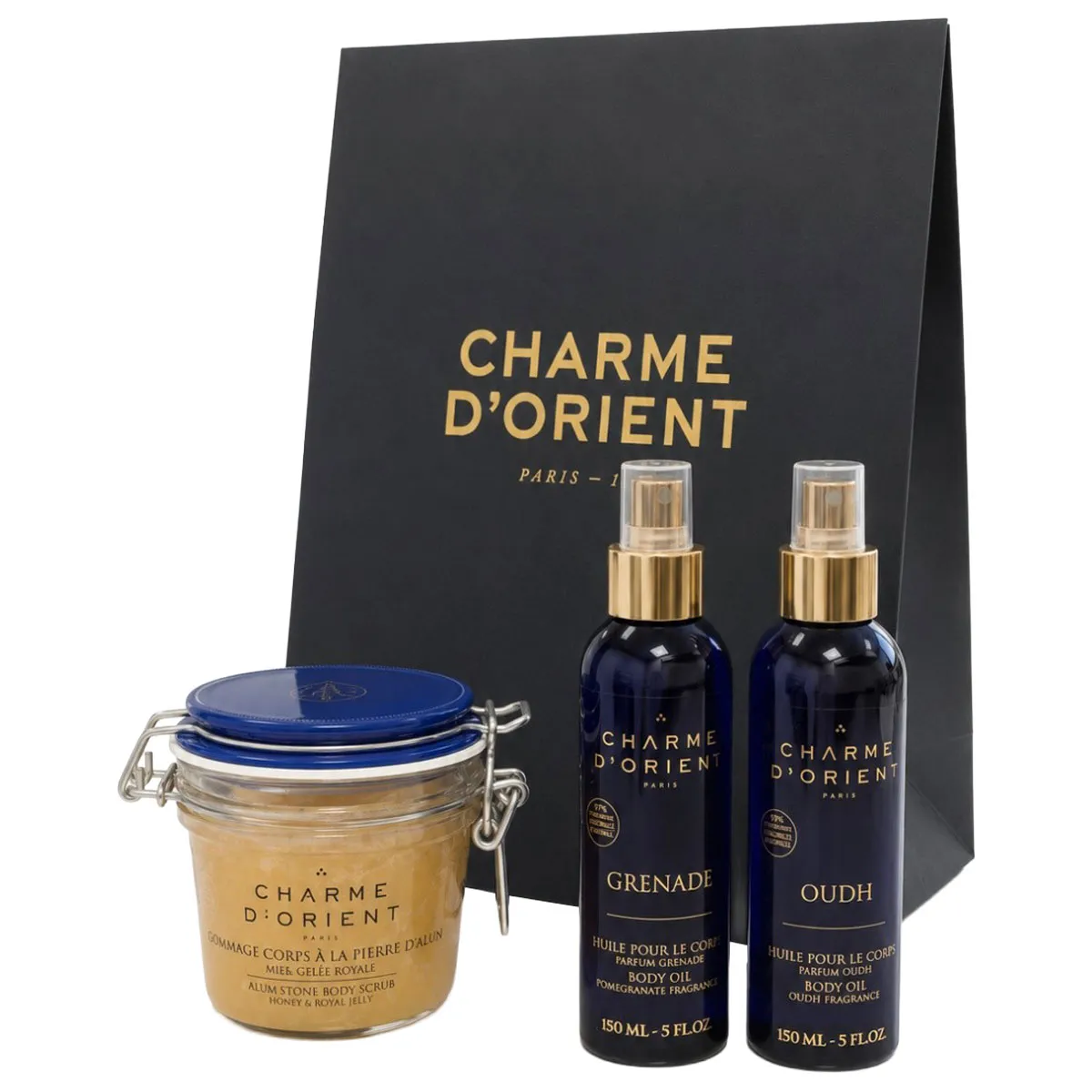 Pack satin gommage et huile • Charme d'Orient - Beauty Tech®