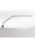 Lampe déclairage de table LED Slimline double puissance, chrome brossé