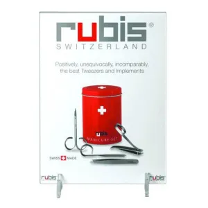 Présentoir affichette - Rubis