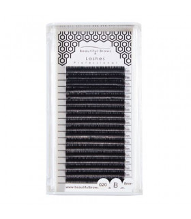 Cils soie courbe D / épaisseur 0.10mm