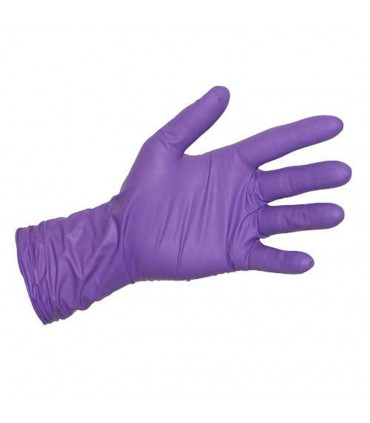 gant nitrile violet sans latex
