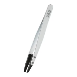 Pince à épiler high-tech oblique blanc - Rubis