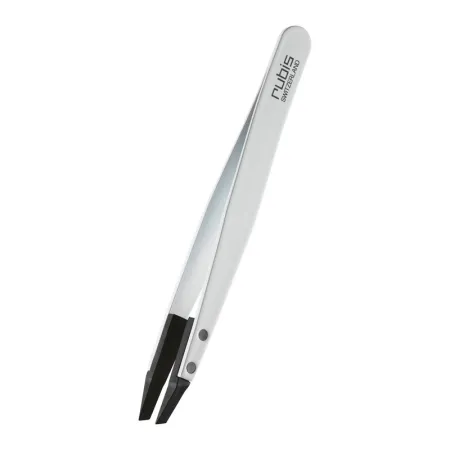 Pince à épiler high-tech oblique blanc - Rubis