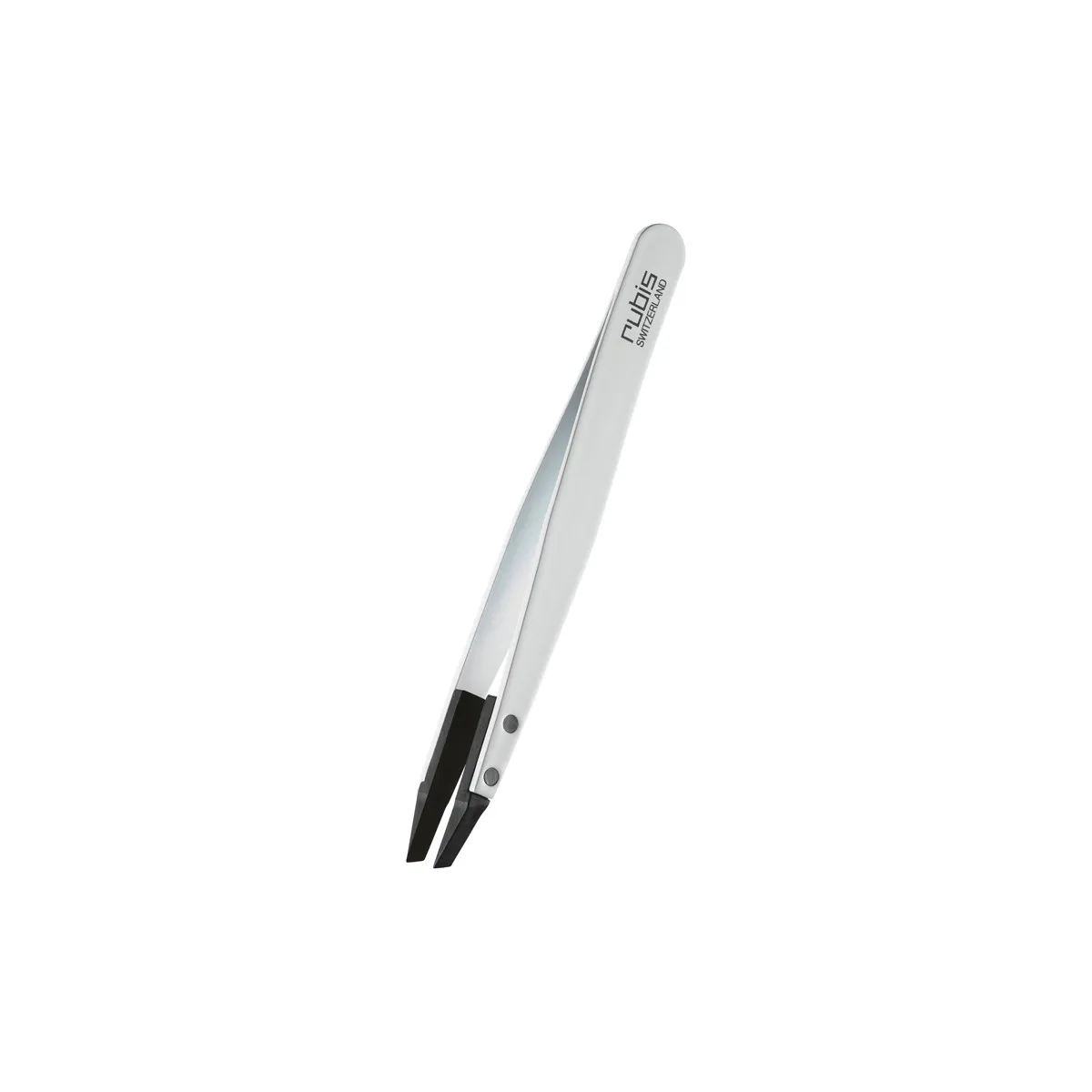 Pince à épiler high-tech oblique blanc - Rubis