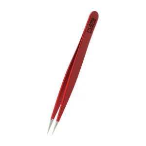 Pince à épiler pointer rouge - Rubis