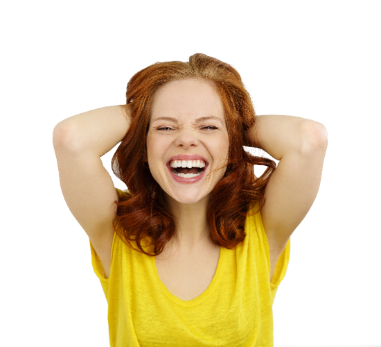 Animation de femme joyeuse